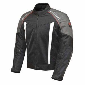RIDERACT® Men’s Riding Jacket  Black Waterproof Motorcycle Protective Gear